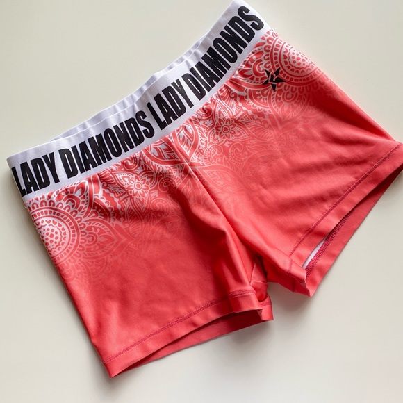 Cheer Athletics Orange Practice Wear Shorts - Picture 5 of 8